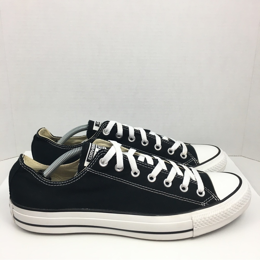 Converse Men’s All Star Low Top Black White Shoes Size 12